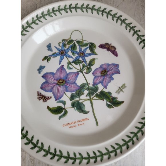 Portmeirion Botanic Garden 10" Virgins Bower dinner plate‎ - Picture 3 of 7